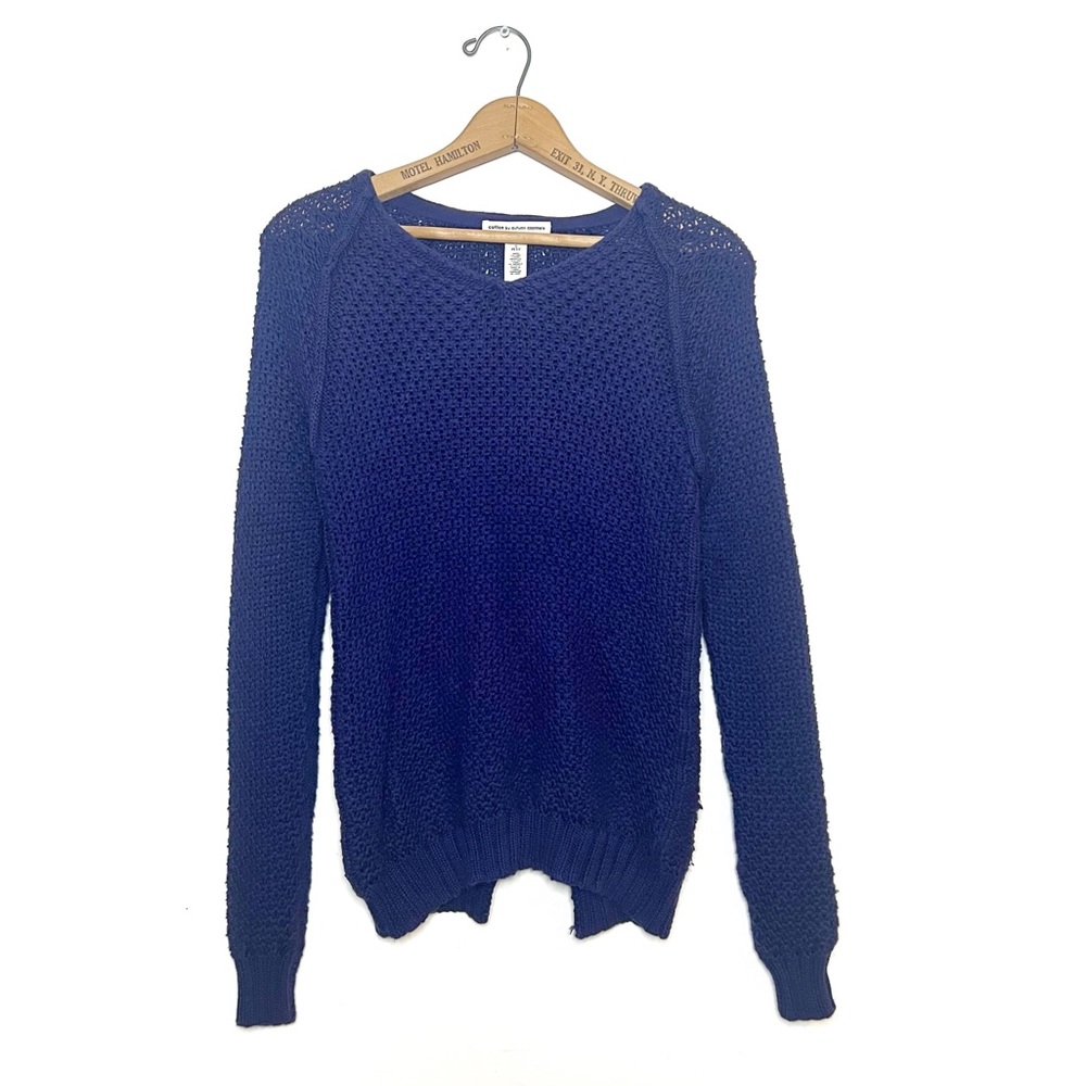 Autumn Cashmere | Blue Knit Sweater